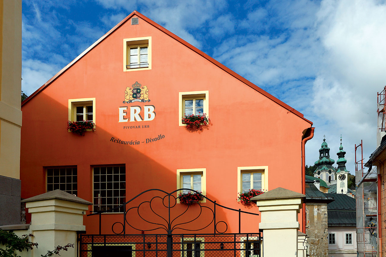 Budova Pivovaru ERB v Banskej Štiavnici