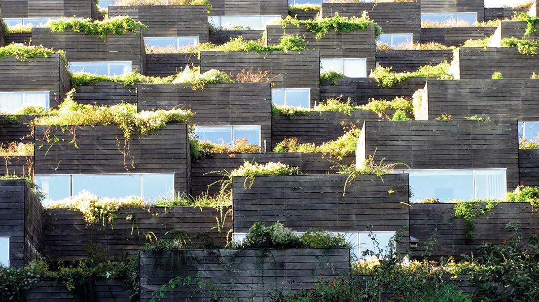 Mountain dwelling, Architekti BIG, JDS, Kodaň, foto: Pisarčík