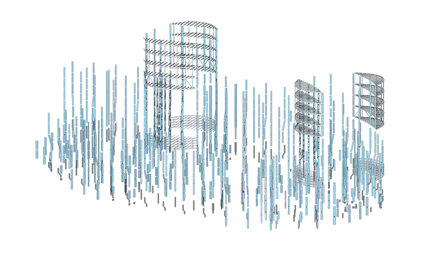 Vizualizácia podľa BIM modelu projektu Aviatica v Prahe (developer: Investičná skupina Penta)