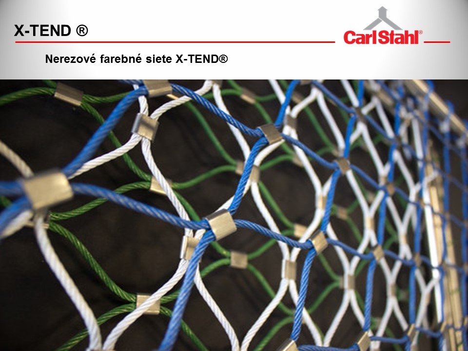 nerezove farebne siete X TEND