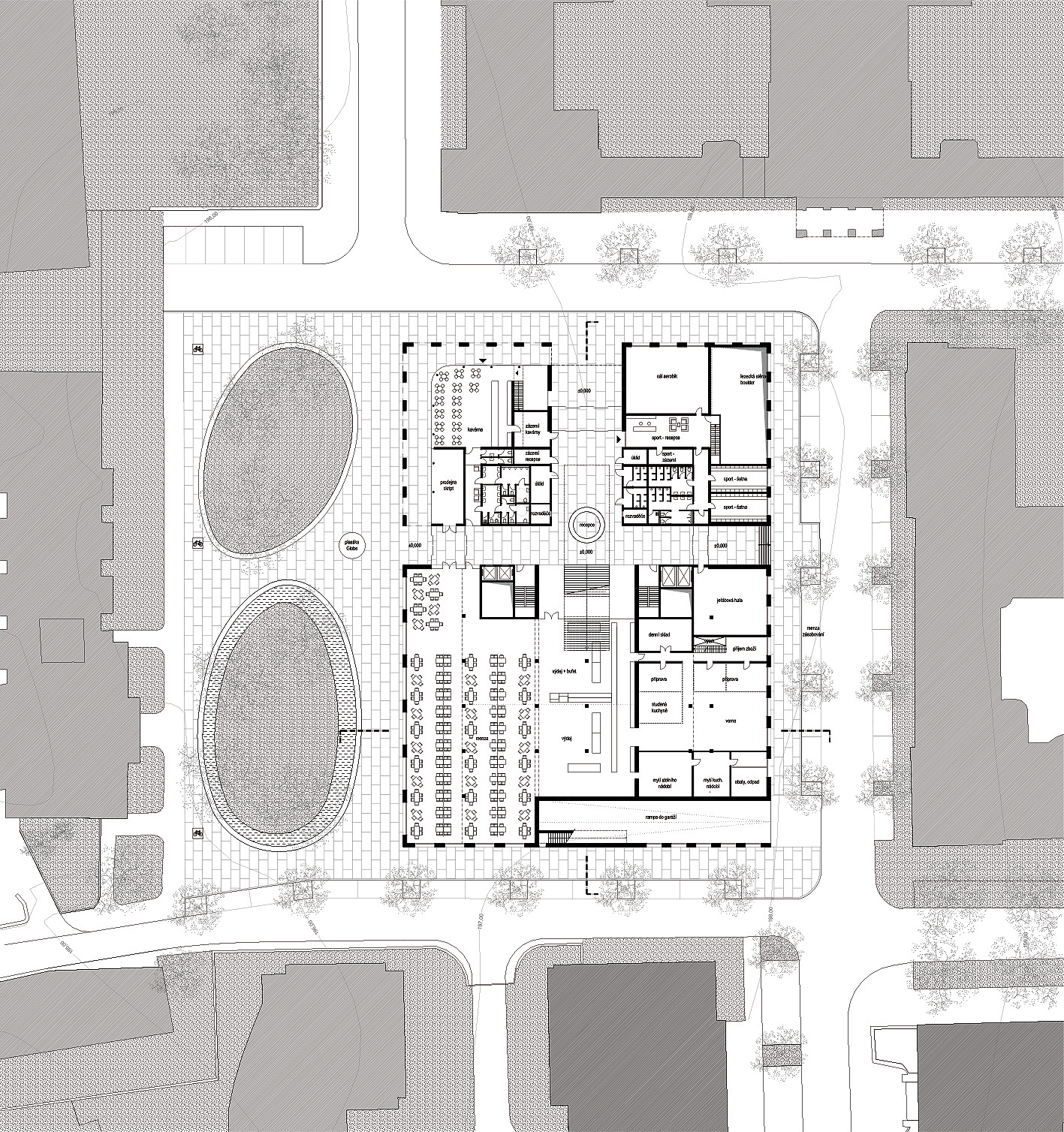 Pôdorys 1. NP Globcentra GCA