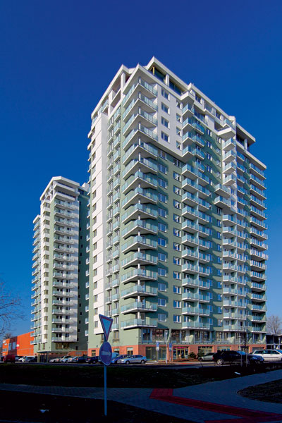 Polyfunkčný objekt Vodotika,byty,mezonety,bratisava