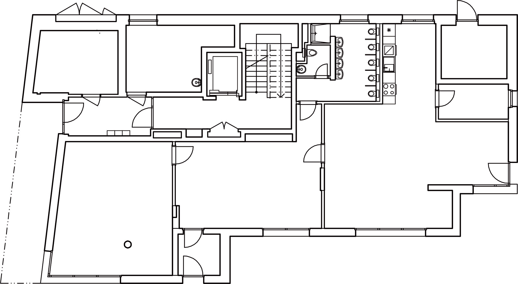 Pôdorys 1. NP s materskou škôlkou