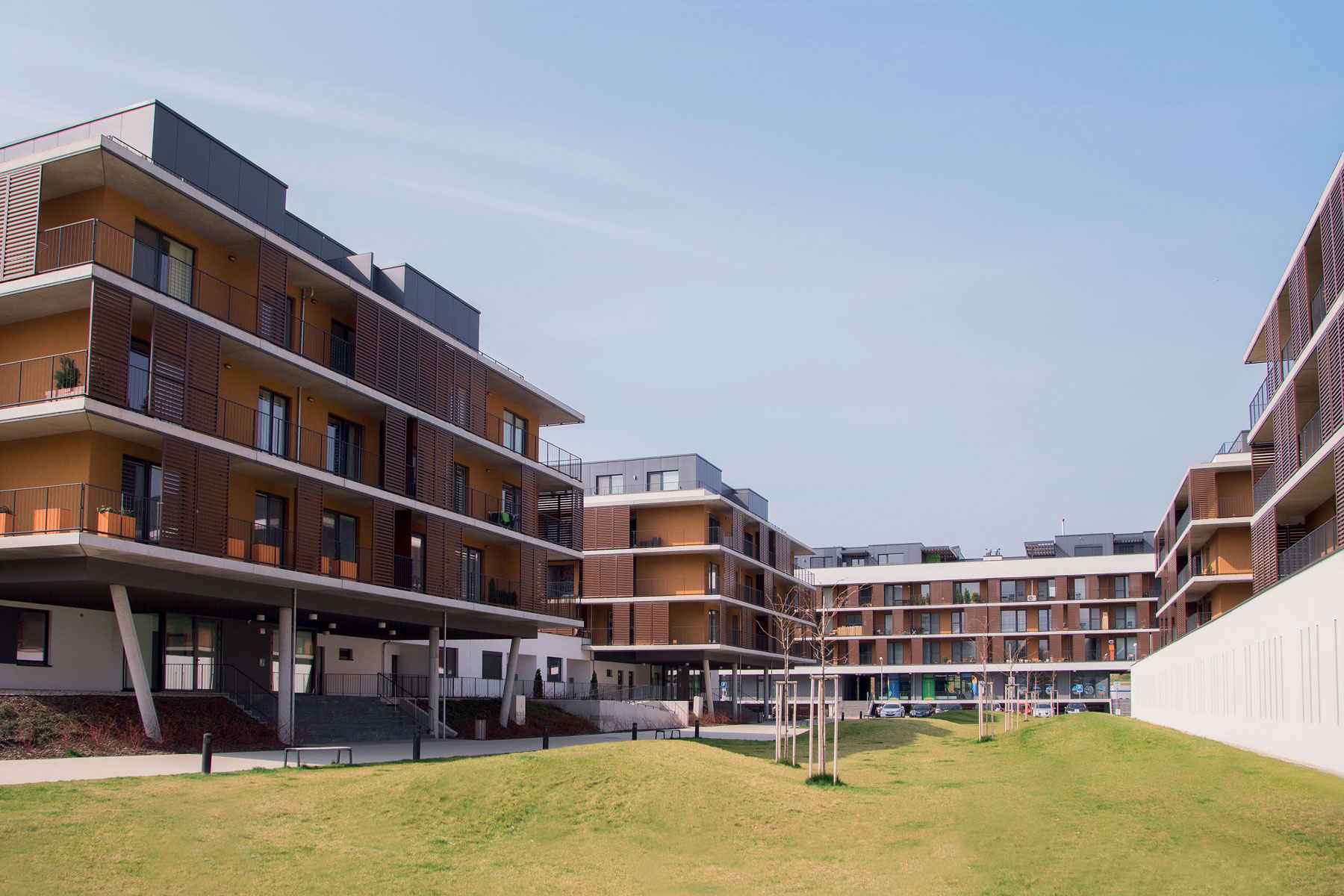 Slnečnice (2010 – 2030) Rezidenčný projekt je novou mestskou štvrťou na konci Petržalky, v tesnej blízkosti prírody. Na 50 hektároch vznikne domov pre takmer 9-tisíc obyvateľov. Skladá sa zo zóny Viladomy a zóny Mesto.