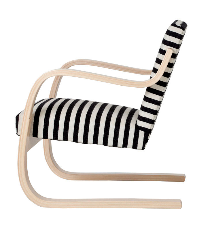 Nápadité kreslá Armchair 400 a 401 (dizajn: Alvar Aalto, 1936, 1933)