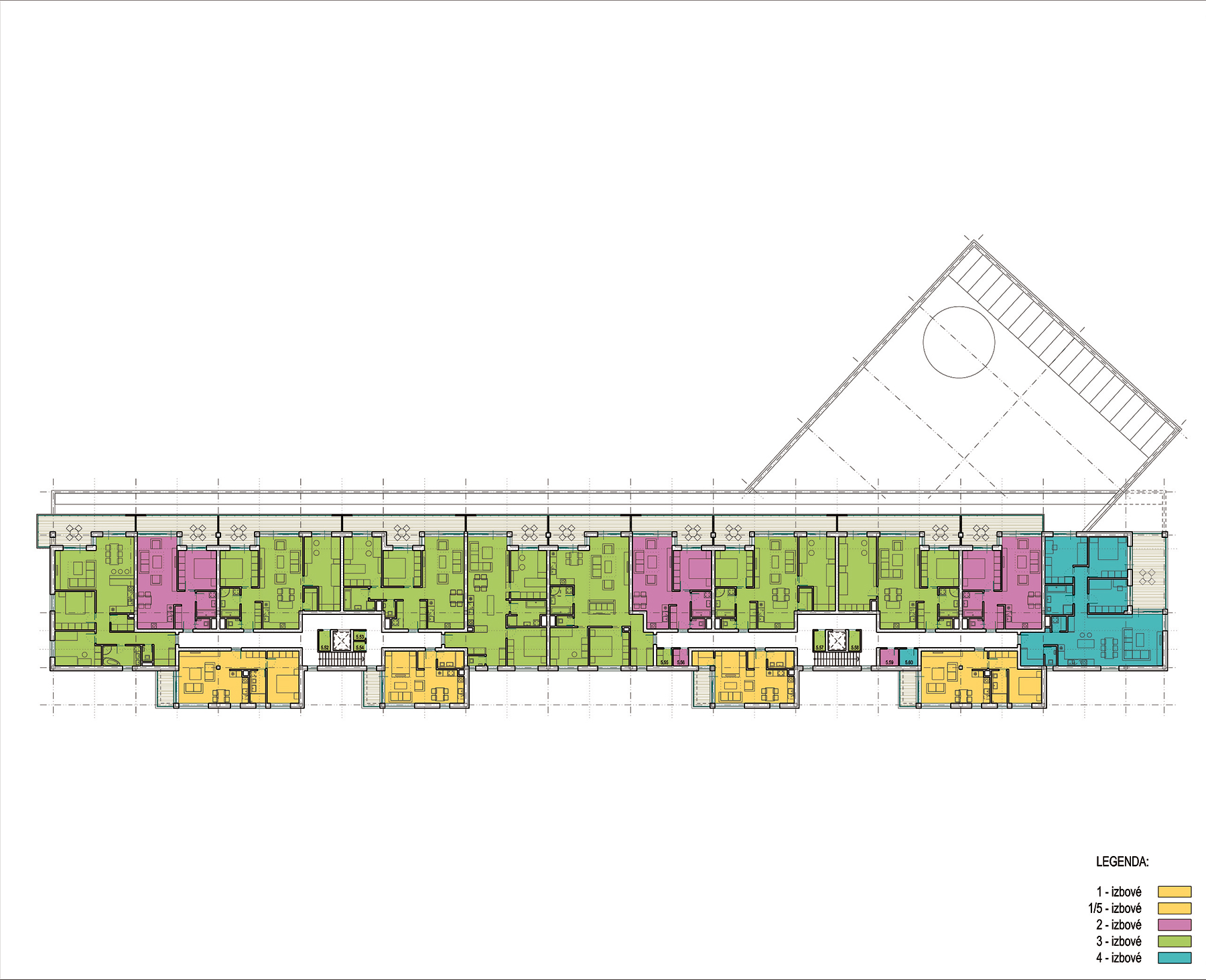 07 PODORYS 5NP upr 1 typicke podlazie ASB