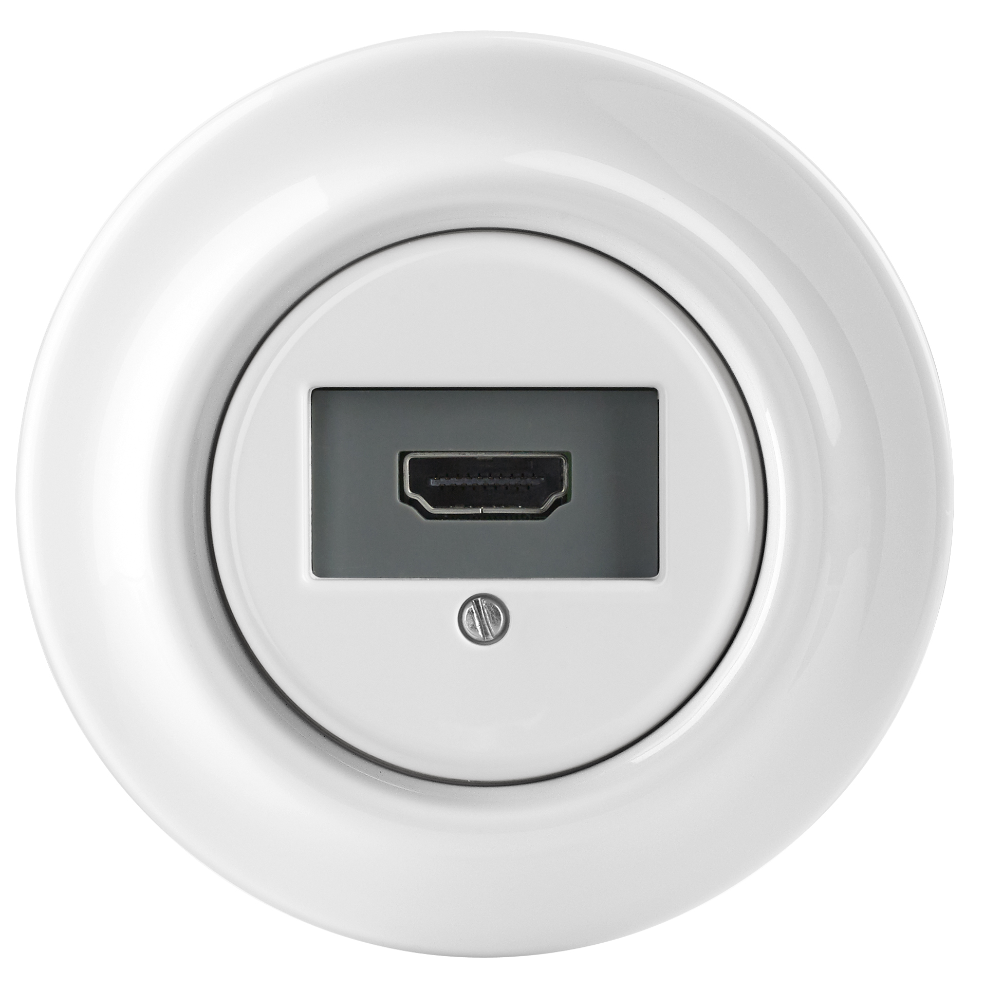 Decento   bila   komunikacni zasuvka HDMI