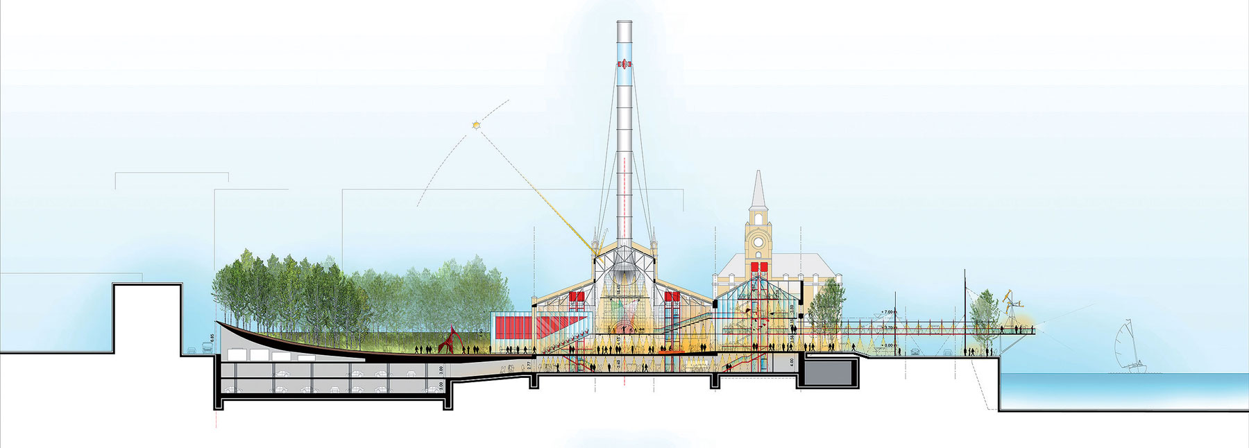 Rez revitalizovaným areálom