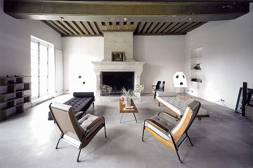 „Where Architects Live“, interiér bytu Doriany a Massimiliana Fuksas (foto: Aki Furudate)