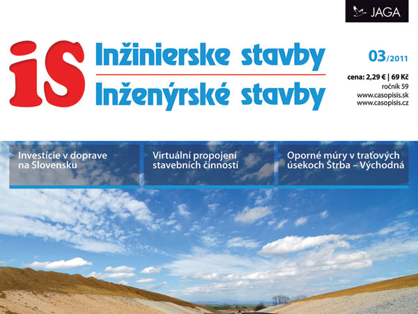 casopis inzinierske stavby inzenyrske stavby 3 2011 v predaji 5071 big image