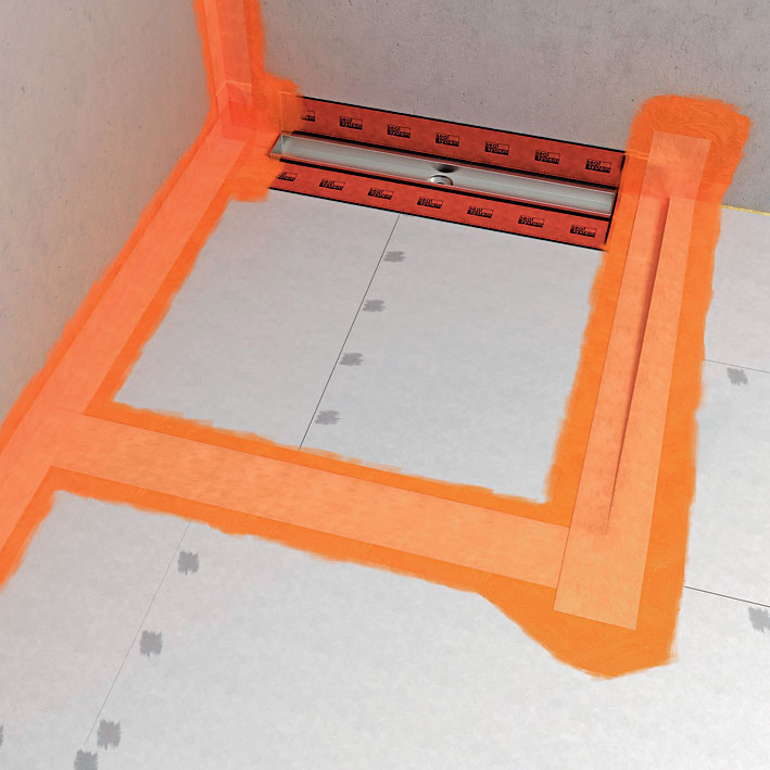 Ako osadiť líniové žľaby v kúpeľni - 24Zlab