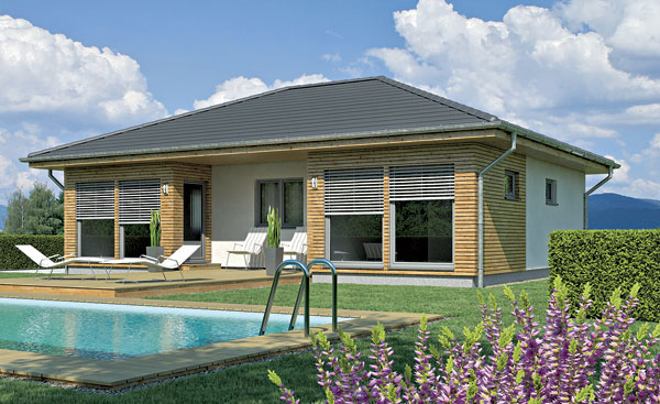 drevo,domy,stavba,rodinný dom,bazén