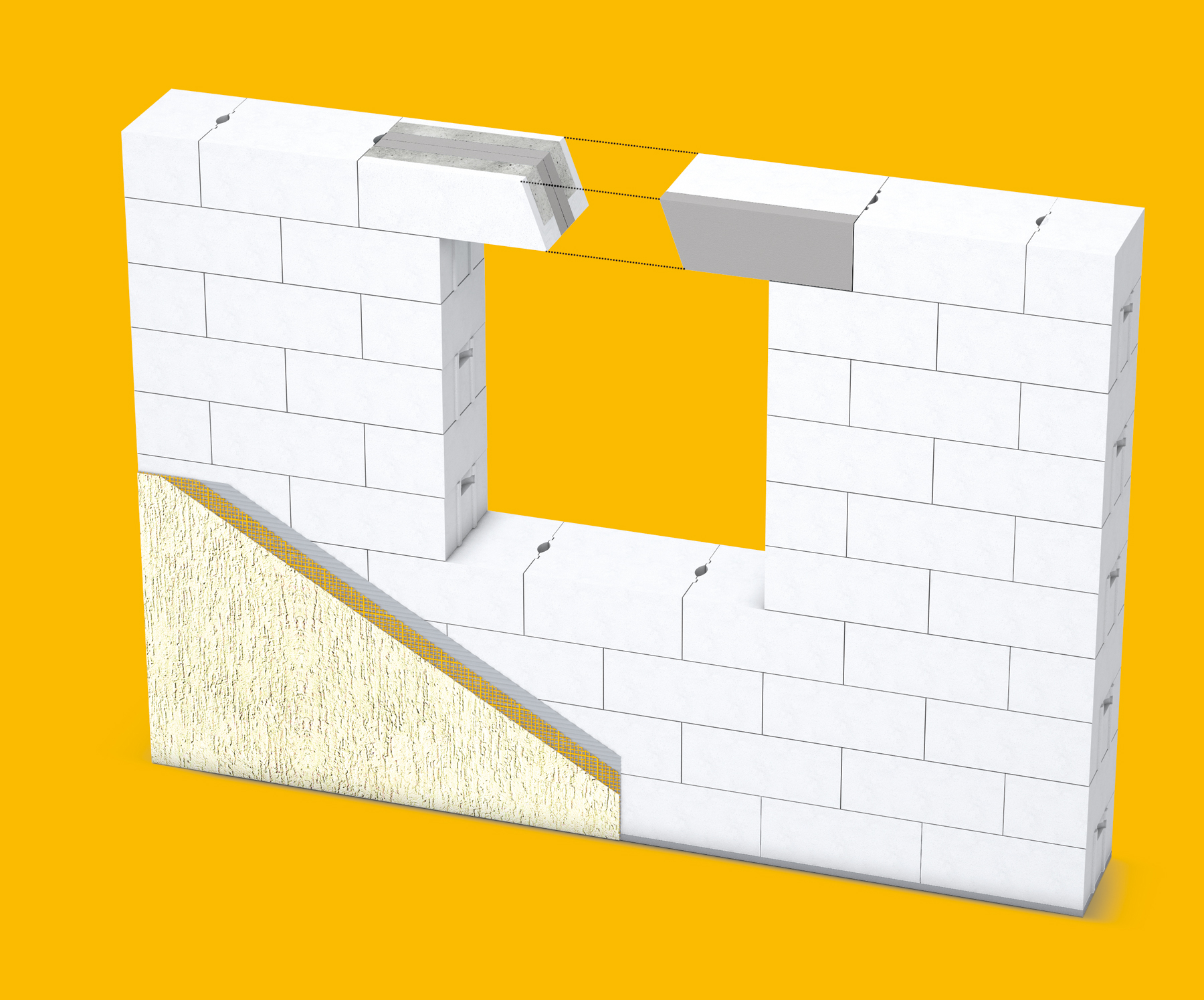 stena lambda YQ zlute pozadi