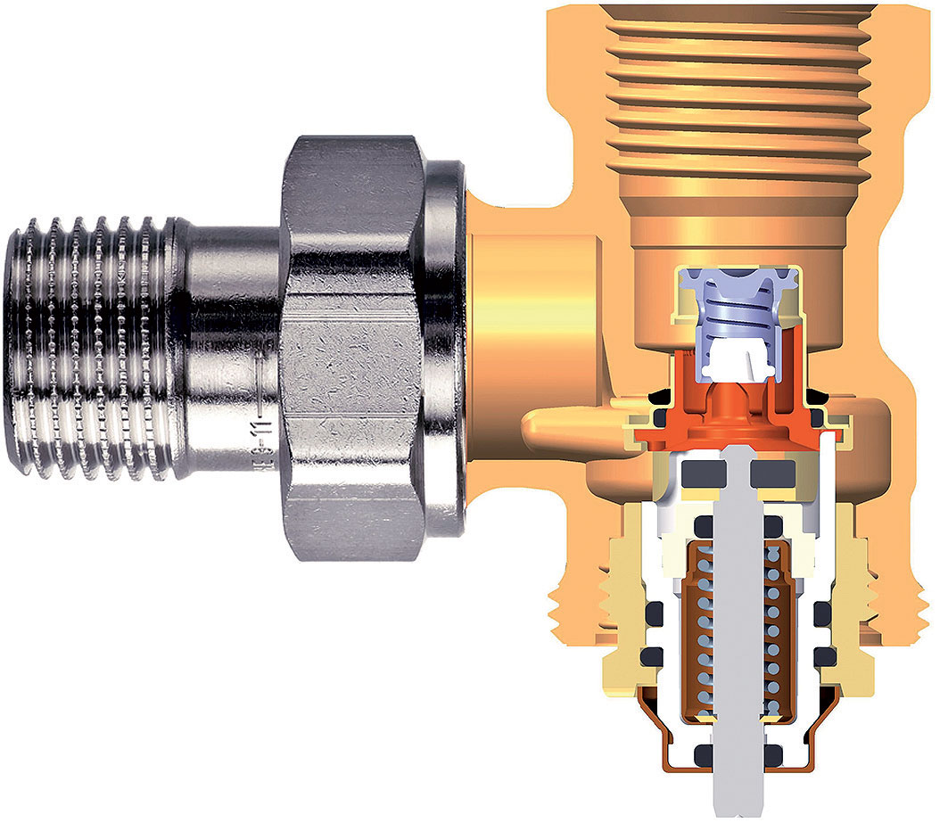 Obr. 4 Eclipse. AFC technológia integrovaná do tiel ventilov všetkých veľkostí a vyhotovení, osadená priamo na každom vykurovacom telese alebo slučke podlahového vykurovania, zabezpečuje po nastavení maximálny prietok úplne nezávislý od tlakovej dispozície v mieste pripojenia.