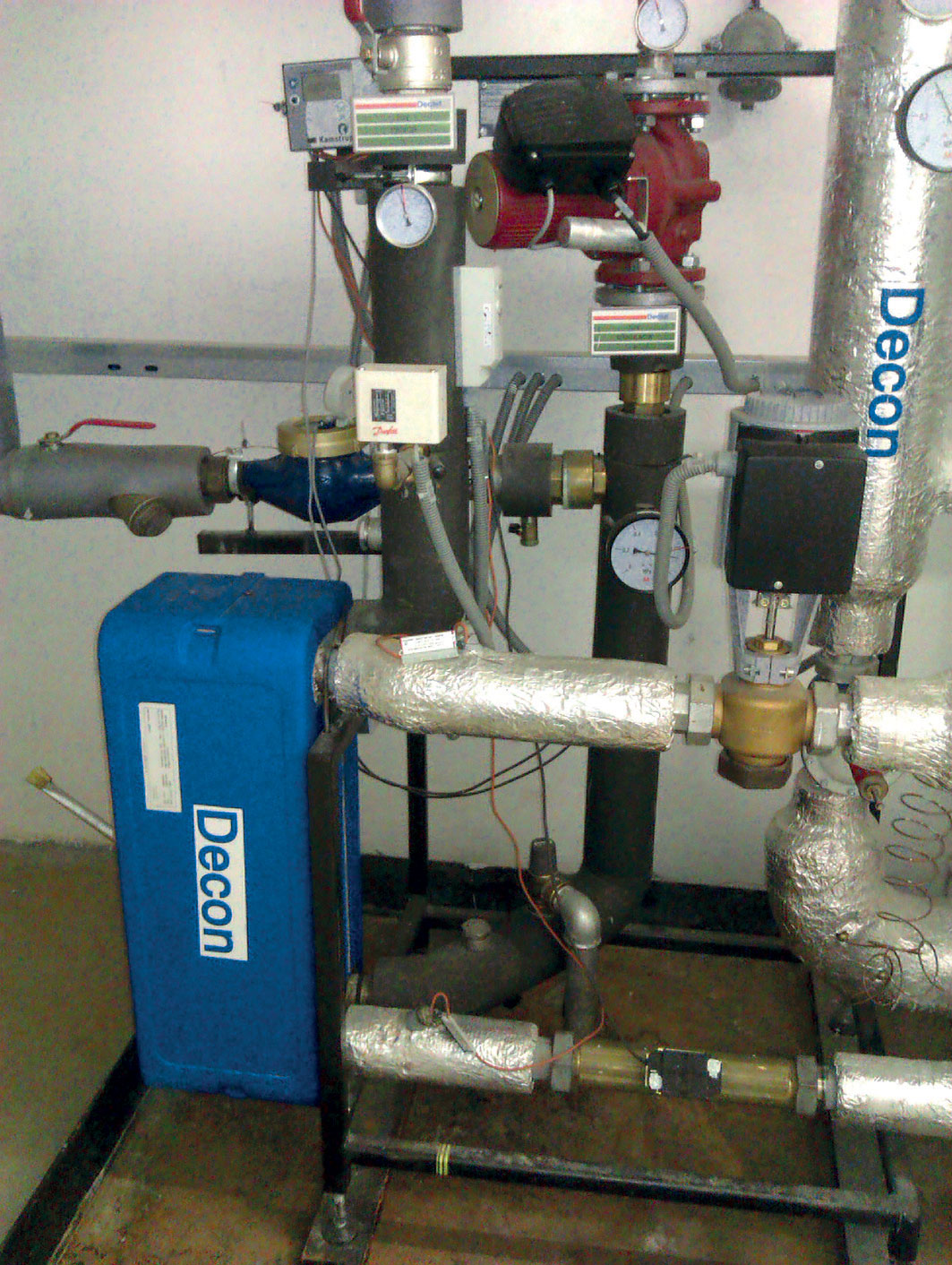 Obr. 2 Systém na prípravu teplej vody v OST