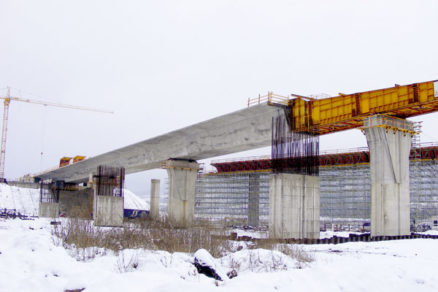 Aplikácia predpínacieho systému Dywidag na mestskej estakáde v Považskej Bystrici