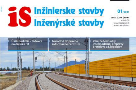 Časopis Inžinierske stavby/Inženýrské stavby 1/2011 v predaji