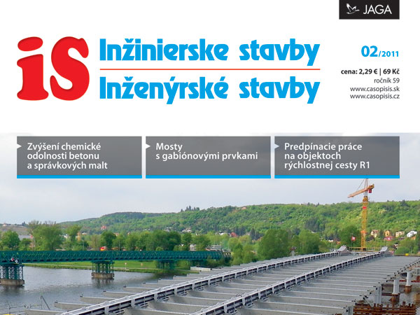 Časopis Inžinierske stavby/Inženýrské stavby 2/2011 v predaji