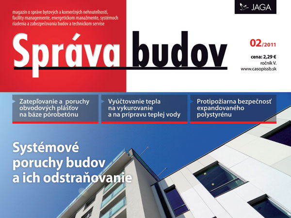 Časopis Správa budov 2/2011 v predaji
