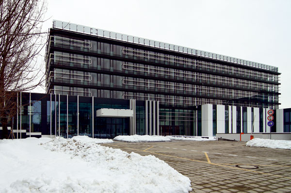 Dokončená centrála SPP