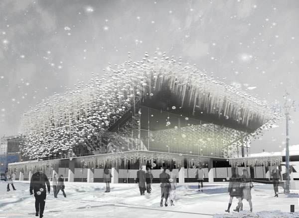 fasada kina zamrznuta v case