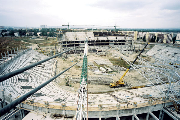Oravčania stavajú v čečenskom meste  Groznyj futbalový štadión