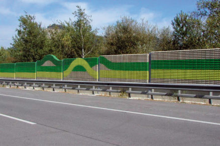 Protihlukové steny zo štiepkovocementových tvaroviek