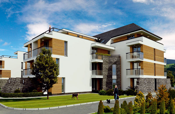 Prvý apartmánový dom v Zuberci