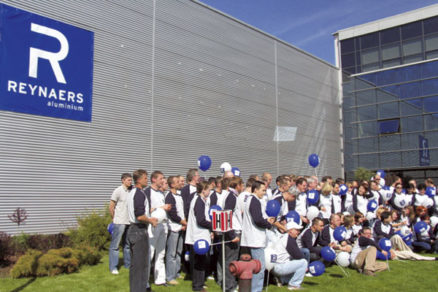 Reynaers Aluminium s novým logom