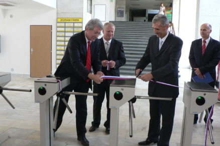 Slávnostné otvorenie bezbariérového prístupu do budovy Stavebnej fakulty STU