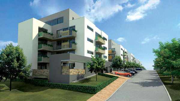 Slnko aj výhľad: Bytové domy na Čermáni v Nitre