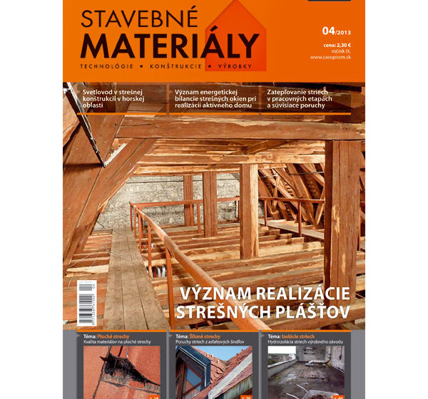 stavebne materialy 4 2013 si posvietili na strechy