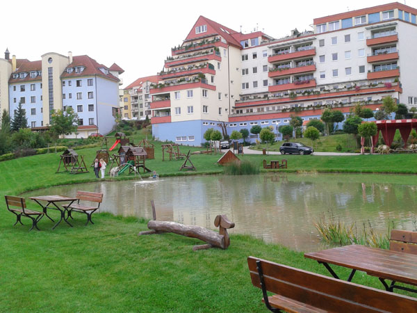 verejny priestor v stvrti belveder v banskej bystrici