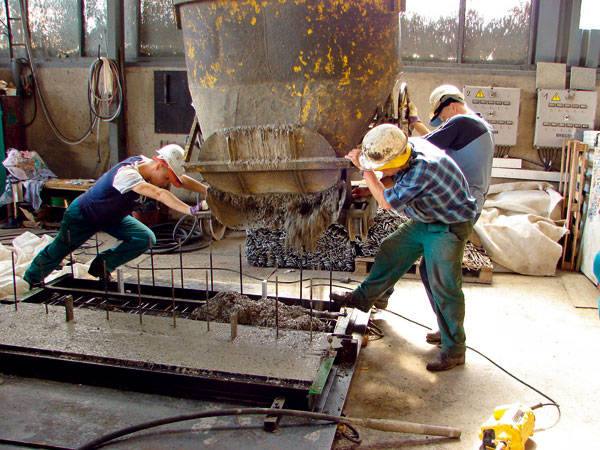 Vláknobetón v prefabrikovaných prvkoch