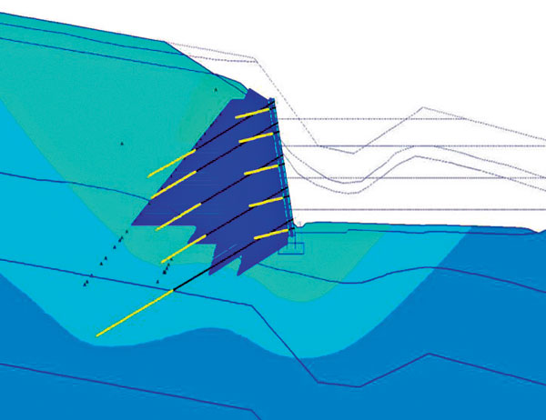 zabezpecenie svahov prefabrikovanymi rebrami